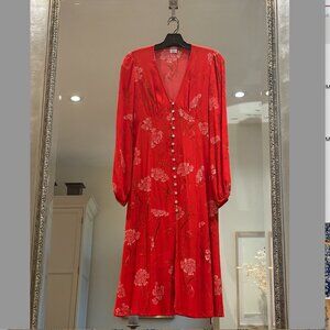 Wilfred Red Floral Dress